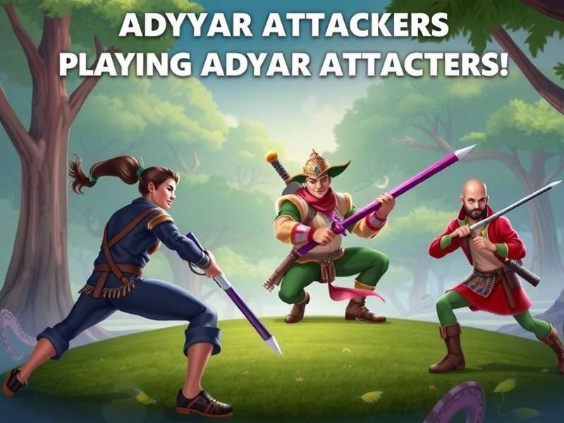 Indian Gamers Playing Adyar Attackers Indian Gamers Playing Adyar Attackers